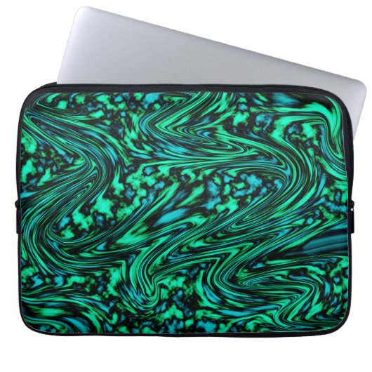 Abwärtstrend Laptopschutzhülle (Vorderseite)