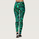 Abwärtstrend Leggings (Rückseite)