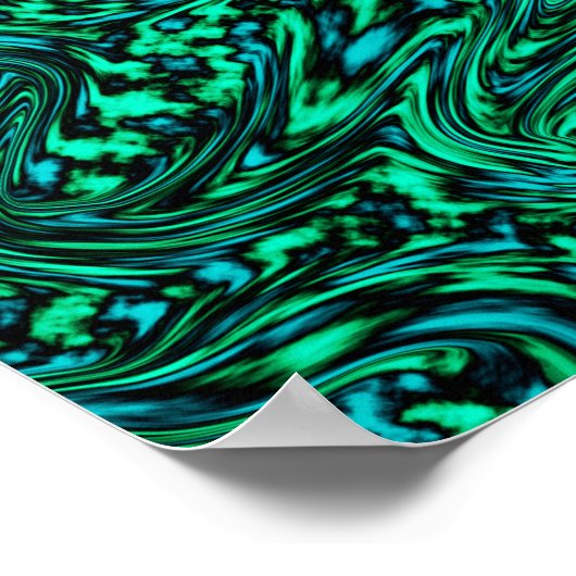 Abwärtstrend Poster (Ecke)