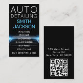 Abwasch von Kraftfahrzeugen - Druckabwaschen Visitenkarte (Vorne/Hinten)