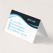 Abwasch von Kraftfahrzeugen - Druckabwaschen Visitenkarten (Rückseite)