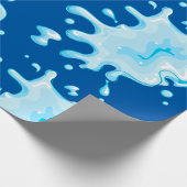 Abwasch von Wasserwaschpapier Geschenkpapier