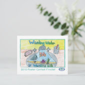 Abwasser Postkarte (Stehend Vorderseite)