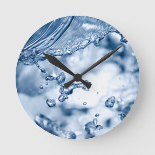 Abwasser Runde Wanduhr
