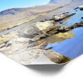 Abwasser und Langdales, Lake District Fotodruck (Ecke)