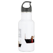 Abwasserflasche Edelstahlflasche (Vorderseite)