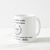 Abwasserkanal-Lehrlings-Tasse Kaffeetasse (VorderseiteRechts)