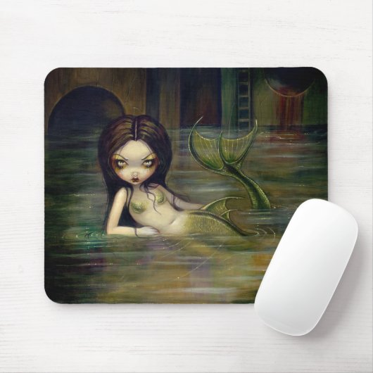 "Abwasserkanal-Meerjungfrau" Mousepad (Mit Mouse)