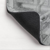 Abwasserkanalbau in Bloomsbury, London, 1845 Mousepad (Ecke)