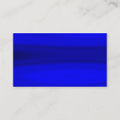 Abwechselnde Töne - blaue Galaxie Visitenkarte (Rückseite)