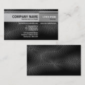 Abwechselnde Töne - elektrischer Regen (B&W) Visitenkarte (Vorne/Hinten)
