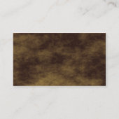 Abwechselnde Töne - Planet Brown Visitenkarte (Rückseite)