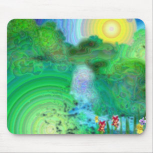 Abwechselnde Welt Mousepad