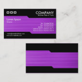 Abwechslung - gebürstete lila Beschaffenheit Visitenkarte (Vorne/Hinten)