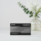 Abwechslung - gebürstete Metallbeschaffenheit Visitenkarte (Stehend Vorderseite)