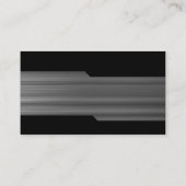 Abwechslung - gebürstete Metallbeschaffenheit Visitenkarte (Rückseite)