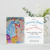 ABWEICHUNG 3 FARBEITETE PARTY EINLADUNG (Stehend Vorderseite)