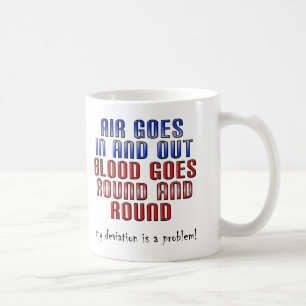 Abweichung ist ein Problem Lustiger Becher oder Re Kaffeetasse