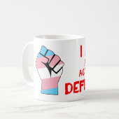 Abweichung (LGBT-Transgender) Kaffeetasse (Vorderseite Links)