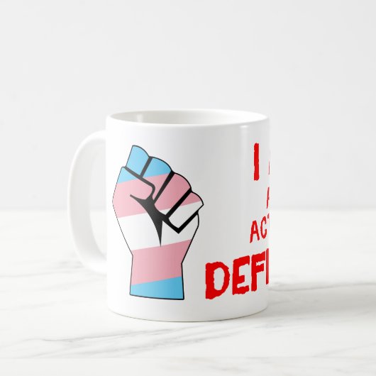 Abweichung (LGBT-Transgender) Kaffeetasse (Vorderseite Links)