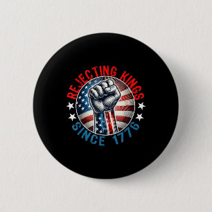 Abweisende Könige seit 1776 Handgriff Design Button