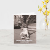 Abweiskarte Karte (Gelbe Blume)