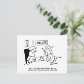 Abwesend Ehemann sendet eine Postkarte. Postkarte (Stehend Vorderseite)