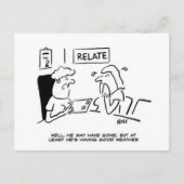 Abwesend Ehemann sendet eine Postkarte. Postkarte (Vorderseite)