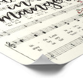 Abwesend in einem manger Christmas Hymne Poster (Ecke)