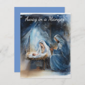 Abwesend in einer traditionellen Karte (Vorne/Hinten)