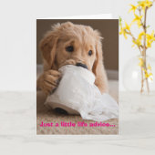 Abwischen Karte (Gelbe Blume)