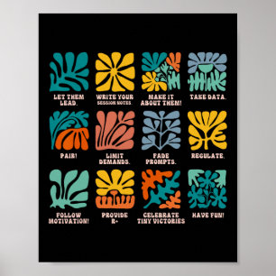 Aby Applied Verhaltensanalyst Advocate Autism Lass Poster