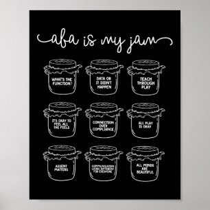 Aby ist mein Jam Autism Awareness Verhaltensanalys Poster