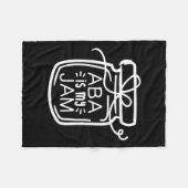 Aby ist mein Jam Autismus Bewusstsein Fleecedecke (Vorderseite (Horizontal))
