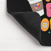 Aby Sped Autismus Awareness Coffee Lover wird Mand Mousepad (Ecke)