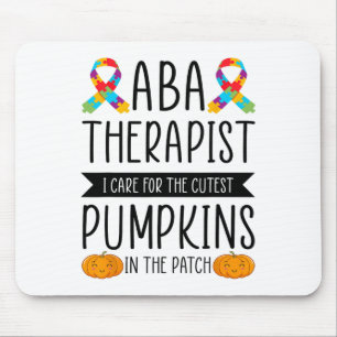 Aby Therapist Halloween Costume Pumpkins Verhalten Mousepad
