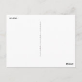 Abys Brush Letters Vielen Dank Postcard Mailer Postkarte (Rückseite)