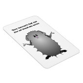 Abysinianische Guinea Schweinefleisch Redewendunge Magnet (Rechte Seite)