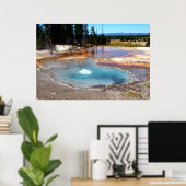Abyss Pool Hot Springs Yellowstone Nationalpark Poster (Heimbüro)