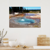 Abyss Pool Hot Springs Yellowstone Nationalpark Poster (Küche)