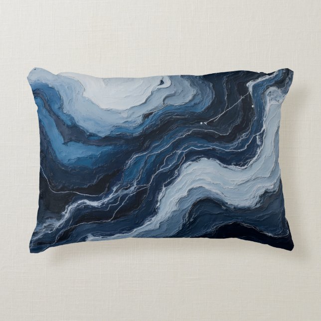 "Abyssal Flow" Dekokissen (Vorderseite)