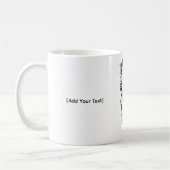 Abyssal Gaze Heavy Metal Raven Skull Mug Kaffeetasse (Links)