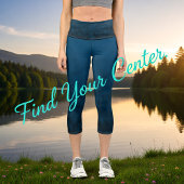 Abyssal Stille Capri Leggings