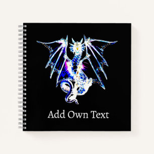 Abyssaler Ozean Drache Meerestier Mythische Kreatu Notizblock