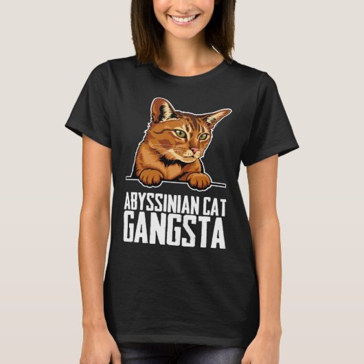 Abyssinian Abyssinian cat Abyssinian mom 9 T-Shirt (Vorderseite)