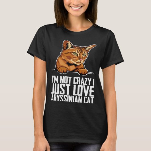 Abyssinian Abyssinian cat Abyssinian mom T-Shirt (Vorderseite)