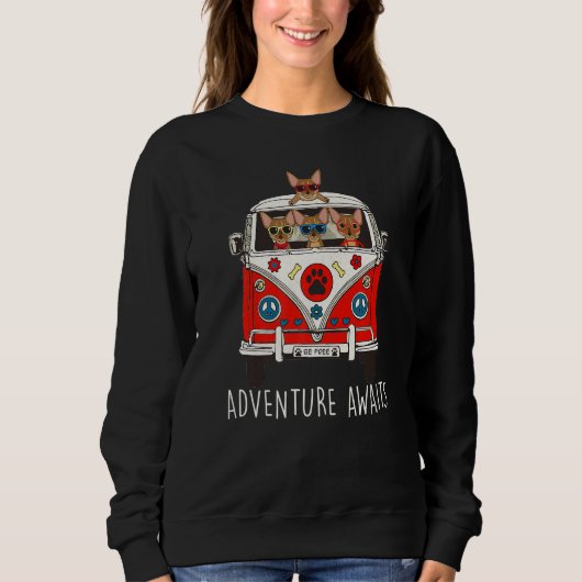 Abyssinian Adventure Awars Artwork Camper Sweatshirt (Vorderseite)