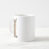 Abyssinian Blue Cat Mug Kaffeetasse (Vorderseite Links)