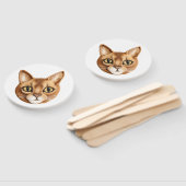 Abyssinian Cat 3D Inspiriert Fächer (Non-assembled)