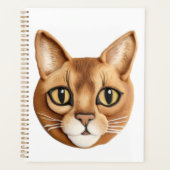 Abyssinian Cat 3D Inspiriert Planer (Vorderseite)